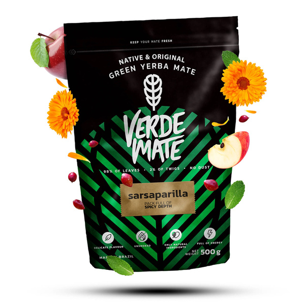 Dárková sada Yerba Verde Mate Sarsaparilla 0,5kg