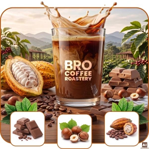 Bro Coffee Roastery – Zrnková káva Crema Rumba 400 g