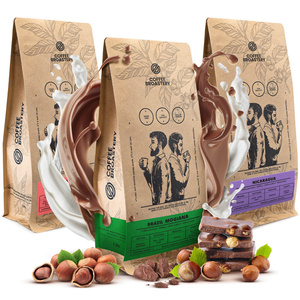 Kávový Set Bro Coffee Roastery Costa Rica San Rafael + Nicaragua Colibrí Azul + Brazil Samba 3x1kg (3kg)