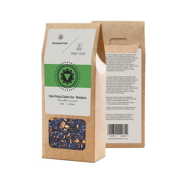 Aromantra x Mary Rose – Čaj pro solární čakru Manipura (černý) 50 g