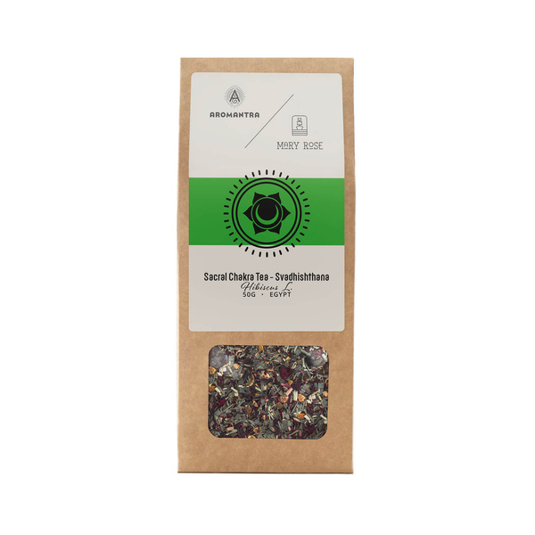 Aromantra x Mary Rose – Čaj pro sakrální čakru Svadhishthana (ibišek) 50 g