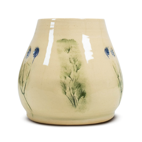 Keramická kalabasa Flora Blue 300 ml – série Crater