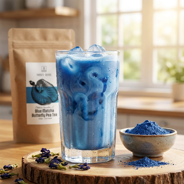 Mary Rose – Blue Matcha – Butterfly Pea Tea (prášek) 100 g
