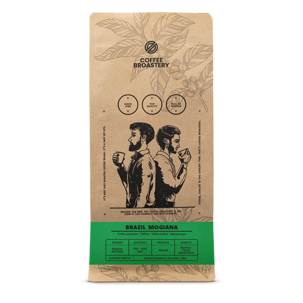 Sada kávy Bro Coffee Roastery Nicaragua Colibrí Azul + Brazil Samba 2x1kg (2kg)