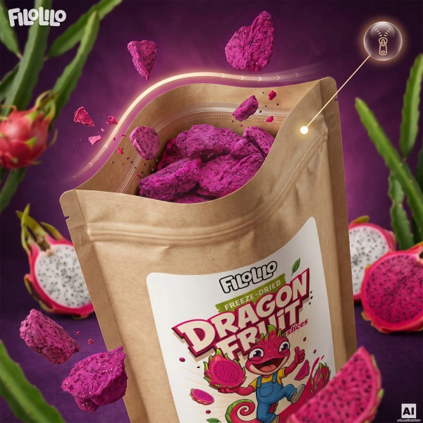 FiloLilo – Lyofilizované dračí ovoce (plátky) 20 g