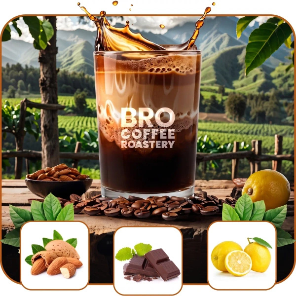 Sada na Pumpkin Spice Latte: káva Bro Coffee Roastery Brazil Cerrado 1kg + Pumpkin Spice Latte Mix 100g