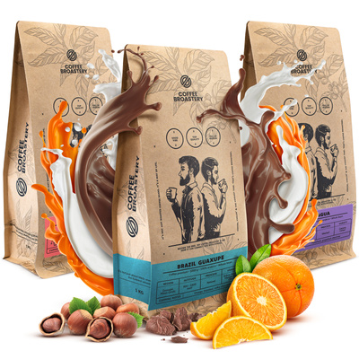 Sada Bro Coffee Roastery Costa Rica San Rafael + Nicaragua Colibrí Azul + Brazil Guaxupe 3x1kg (3kg)