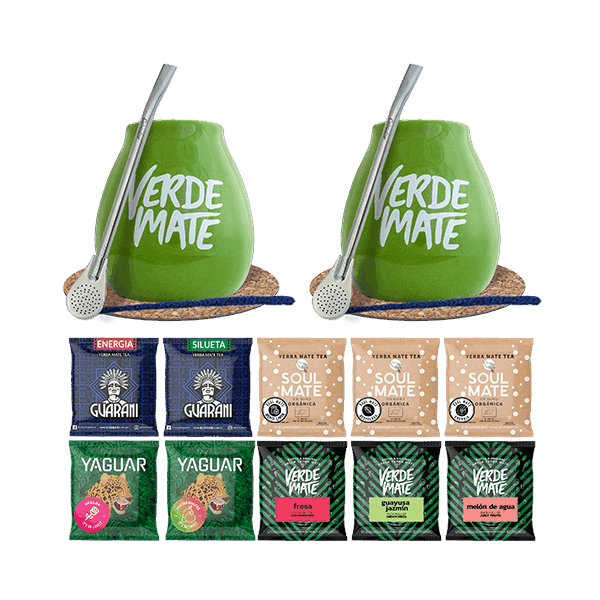 Sada Yerba Verde Mate Green Kalabása Bombilla 10x50