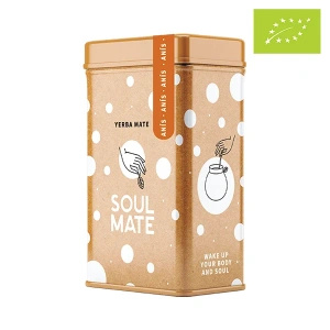 Yerbera – Plechovka + Soul Mate Orgánica Anís 0,5 kg