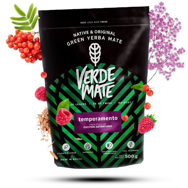 Yerba Verde Mate Katuava Temperamento 1kg sada pro dva