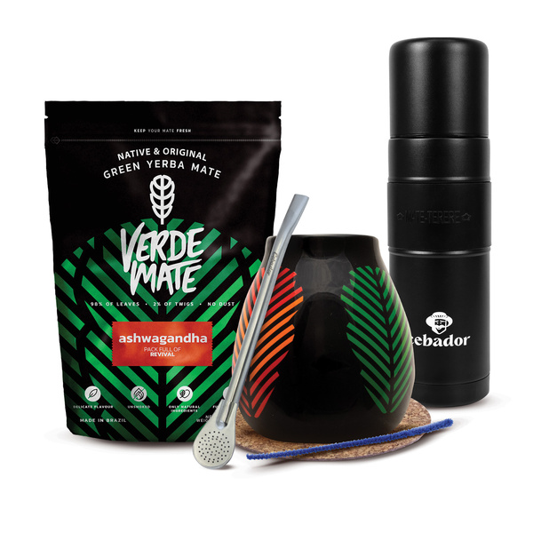 Sada Yerba Maté Verde Mate 400g 0,4kg Yerbomos XL + Kalabása + Bombilla