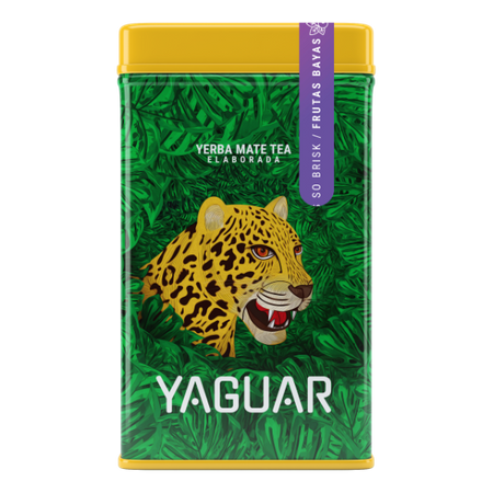 Yerba Mate Yaguar Frutas Bayas 0.5kg cín