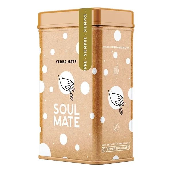 Yerbera – Plechovka + Soul Mate Orgánica Siempre 0,5 kg