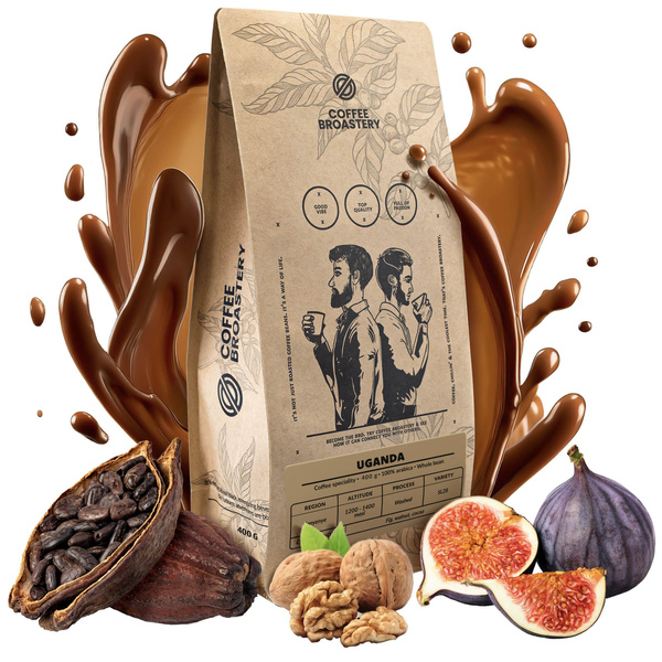 Bro Coffee Roastery - Zrnková káva Uganda Kanyenye Speciality 400 g