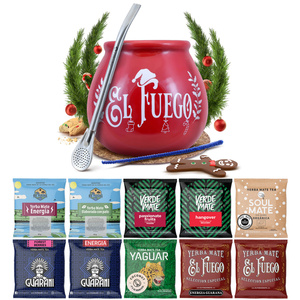Yerba Mate 10x50g 500g sada vzorků + příslušenství