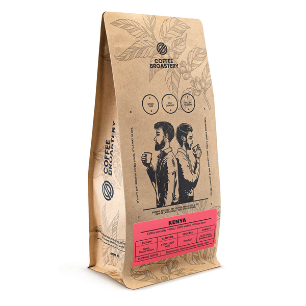 Bro Coffee Roastery - Zrnková káva Kenya Nyeri Speciality 400 g