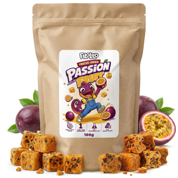 FiloLilo – Lyofilizovaná marakuja (kostky) 100 g