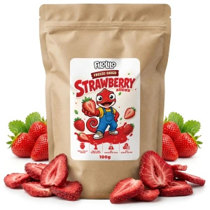 FiloLilo – Lyofilizované jahody (plátky) 100 g