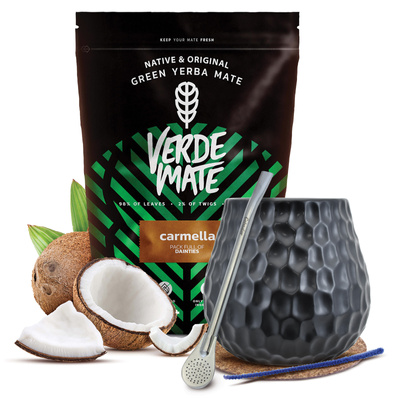 Sada Yerba Maté Verde Mate 500g 0,5kg Kalabása + Bombilla