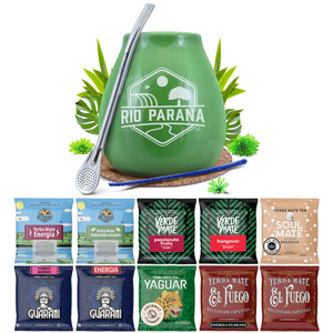 Yerba Mate 10x50g 500g sada vzorků + příslušenství