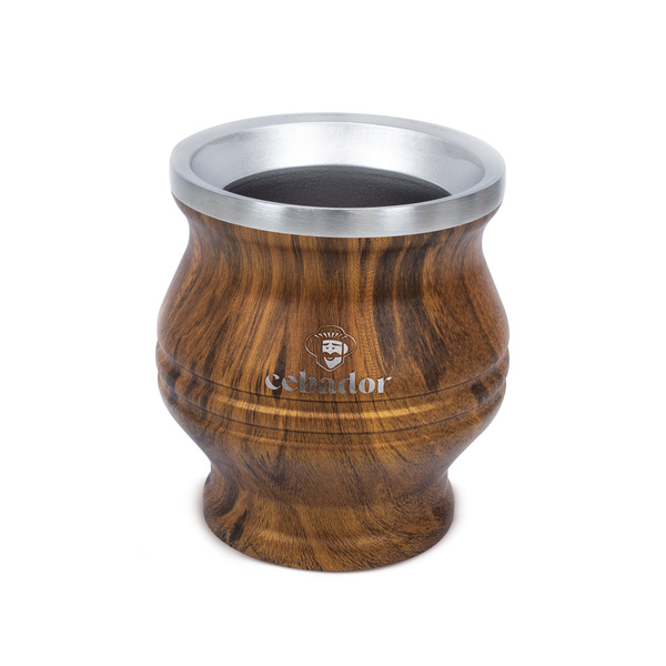 TermoColador – termohrnek na yerba maté – 190 ml (dřevěná barva)