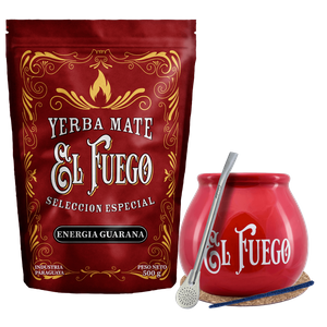 Startovací sada pro Yerba Mate El Fuego 500g STRONG