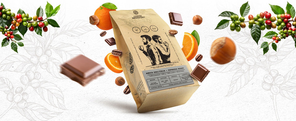 Bro Coffee Roastery - Zrnková káva Amico dall'Italia Espresso Roast 1 kg