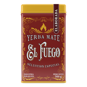 Yerbera - Plechovka + El Fuego Elaborada 0,5 kg