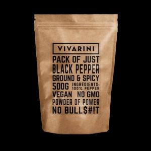 Vivarini – Pepř černý (mletý) 0,5 kg