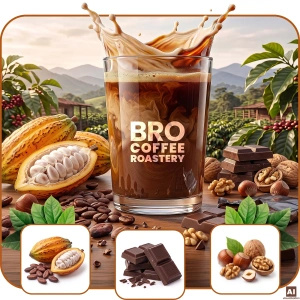 Bro Coffee Roastery – Zrnková káva Crema Tango 400 g