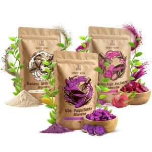 Sada barevných match: Purple Matcha + White Matcha + Pink Matcha