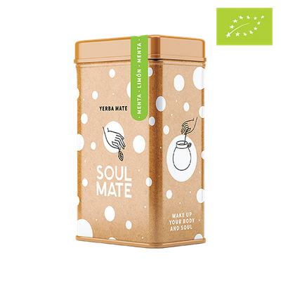 Yerbera – Plechovka + Soul Mate Orgánica Menta Limon 0,5 kg