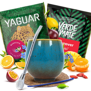 Yerba Mate sada 2x50g Kalabása + Bombilla