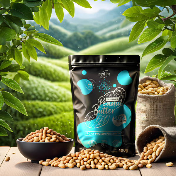Nustino – Arašídové máslo v prášku – Pure 400 g