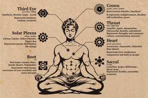 Papírový štítek Buddha kameny TTL 100mm x 150mm