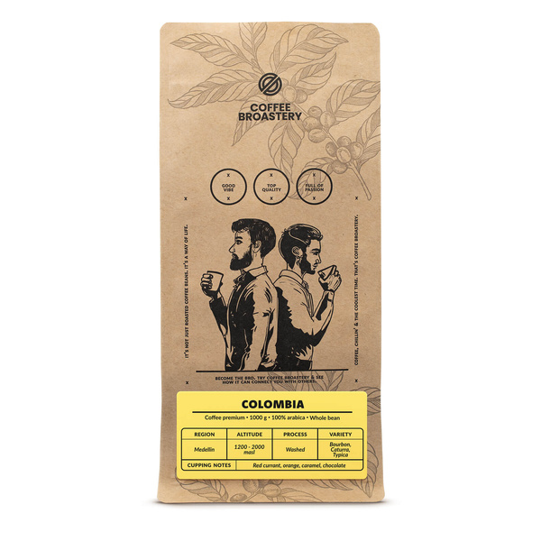 Sada Bro Coffee Roastery Colombia Medellin + Brazil Cerrado 2x1kg (2kg)