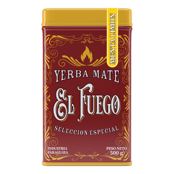 Yerbera - Plechovka + El Fuego Menta Limon 0,5 kg