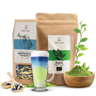 Sada Matcha Lemonade: Matcha BIO + Butterfly Pea Tea