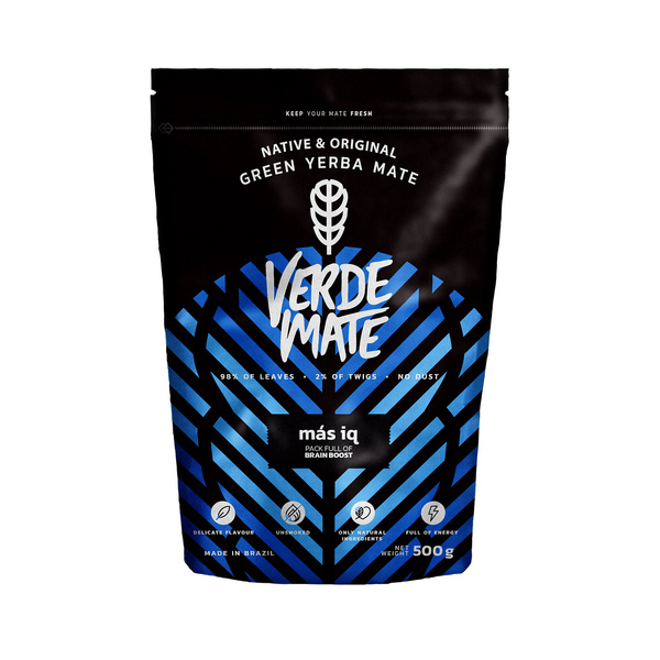 Sada Yerba Maté Verde Mate Mas IQ 500g 0,5kg Yerbomos + TermoMate + Bombilla