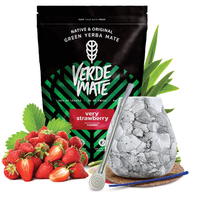 Sada Yerba Maté Verde Mate 500g 0,5kg Kalabása + Bombilla