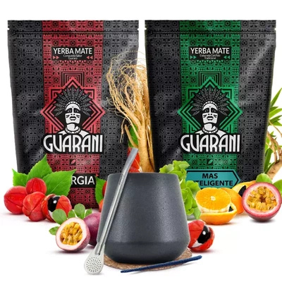Guarani yerba mate sada keramická kalabasa bombilla