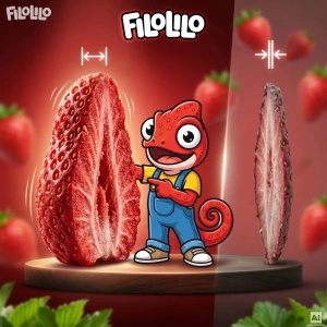 FiloLilo – Lyofilizované jahody (plátky) 20 g