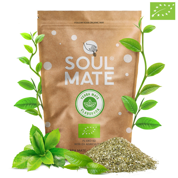 Sada Yerba Maté Soul Mate Elaborada 500g 0,5kg Yerbomos + Kalabása + Bombilla