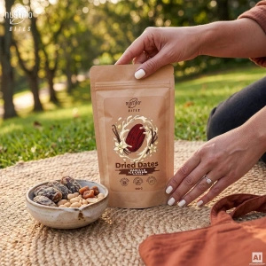 Nustino Bites – Sušené Datle – Vanilla Ice Cream Flavour 100 g