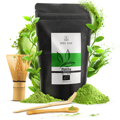 Sada PREMIUM na vaření čaje Matcha: japonská BIO matcha 30g + příslušenství
