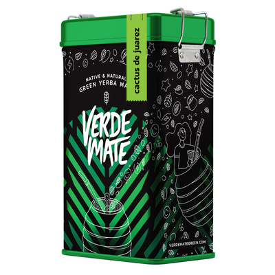 Yerbera – Plechovka + Verde Mate Green Cactus de Juarez 0,5 kg