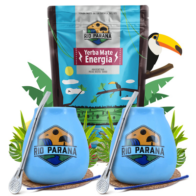 Yerba Maté Rio Parana sada pro začátečníky pro dva 500g