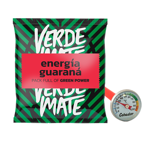 Analogový teploměr + yerba mate 50g