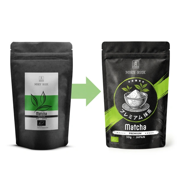 Dárková sada pro barevné Matcha Latte: Matcha + White Matcha + příslušenství