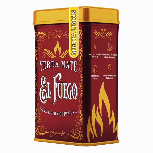 Yerbera - Plechovka + El Fuego Menta Limon 0,5 kg